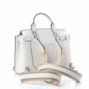 MCM Medium Milla Convertible Leather Backpack